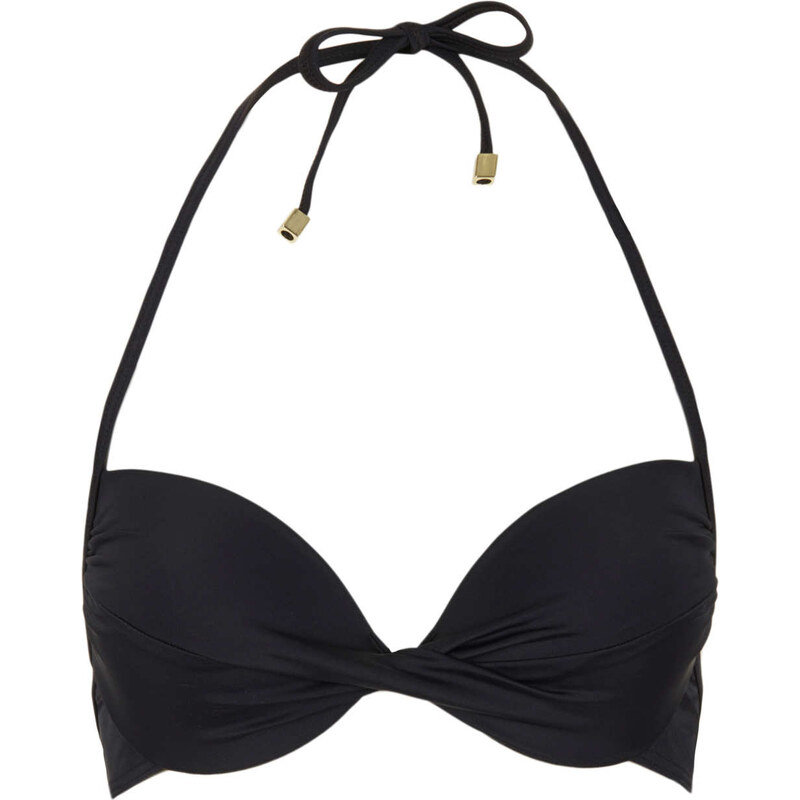 Topshop Black Basic Plunge