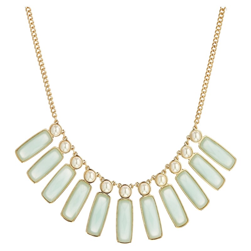 Talullah Tu Pearl Pastel Bead Statement Necklace - Pink