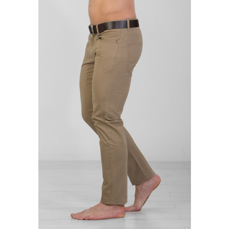 GEAR CHINOS JSM248 strečové slim fit - béžové