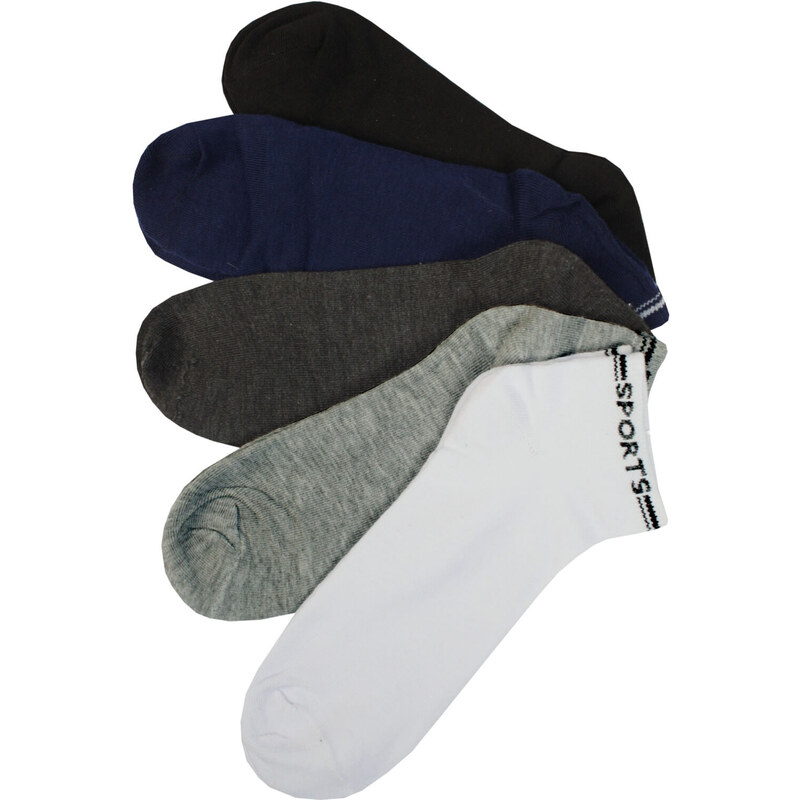 Pesail Nízké sportovní ponožky pro muže 3 páry 40-43 MIX