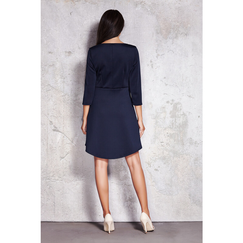 Awama Woman's Jacket A75 Navy Blue