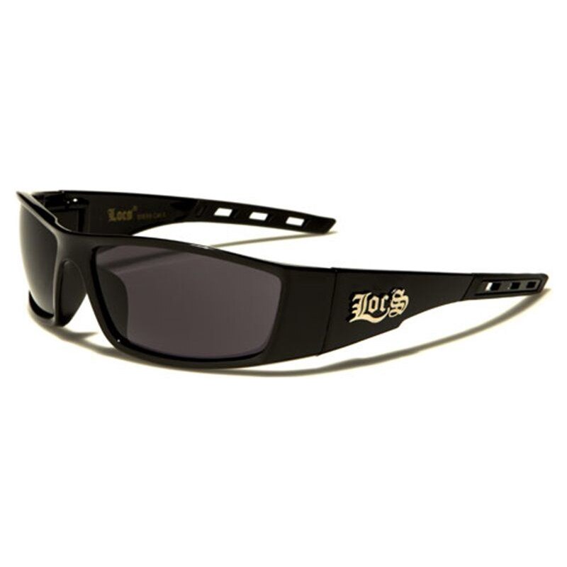 Locs černé sluneční brýle pro motorkáře LOC9136A