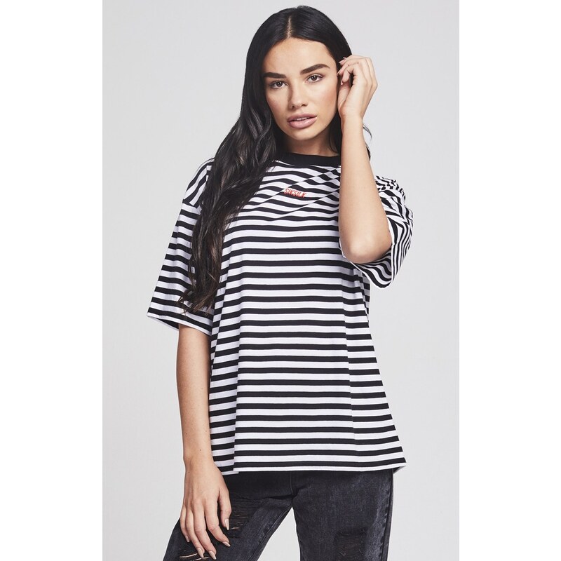 Sik Silk Retro Stripe Tee