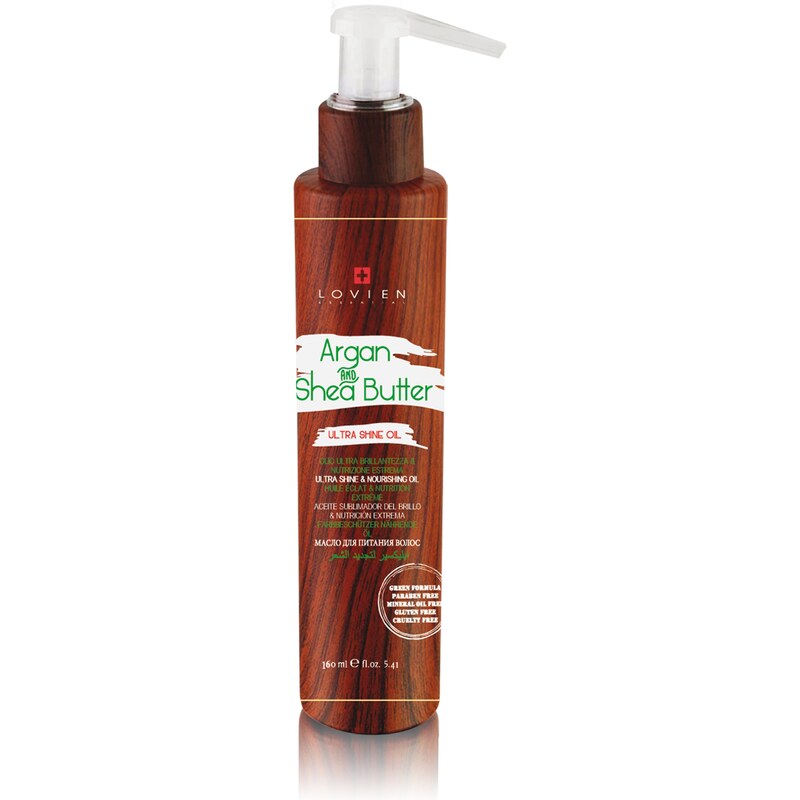 Lovien Argan Oil & Shea Butter Nourishing Oil 160 ml - olejové sérum na vlasy