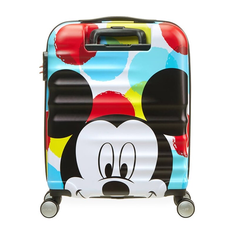 American Tourister Kabinový cestovní kufr Wavebreaker Disney Spinner 36 l šedá