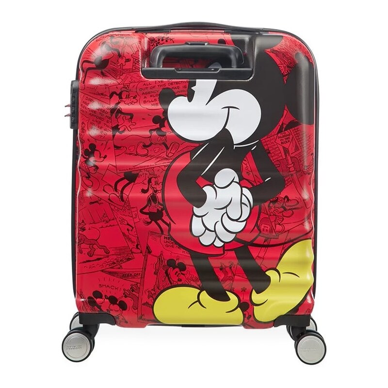 American Tourister Kabinový cestovní kufr Wavebreaker Disney Spinner 36 l šedá