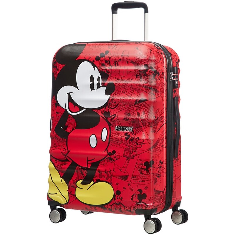 American Tourister Cestovní kufr Wavebreaker Disney Spinner 64 l černá