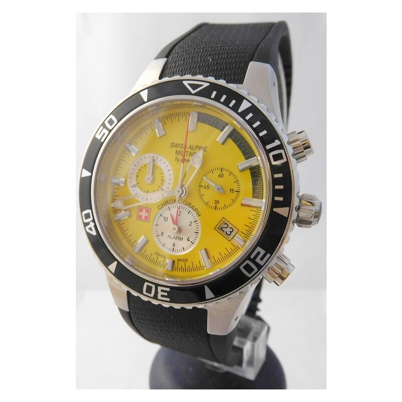 Pánské švýcarské hodinky - chronograf Swiss Alpine Military by