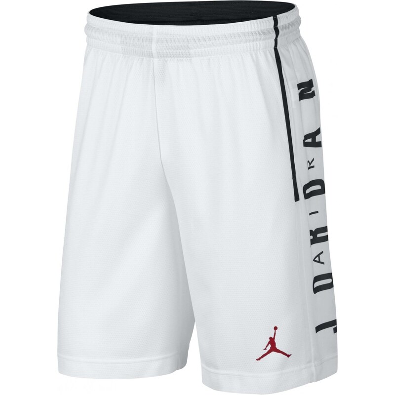 Pánské Kraťasy Jordan RISE GRAPHIC SHORT WHITE/WHITE/BLACK/GYM RED -  GLAMI.cz