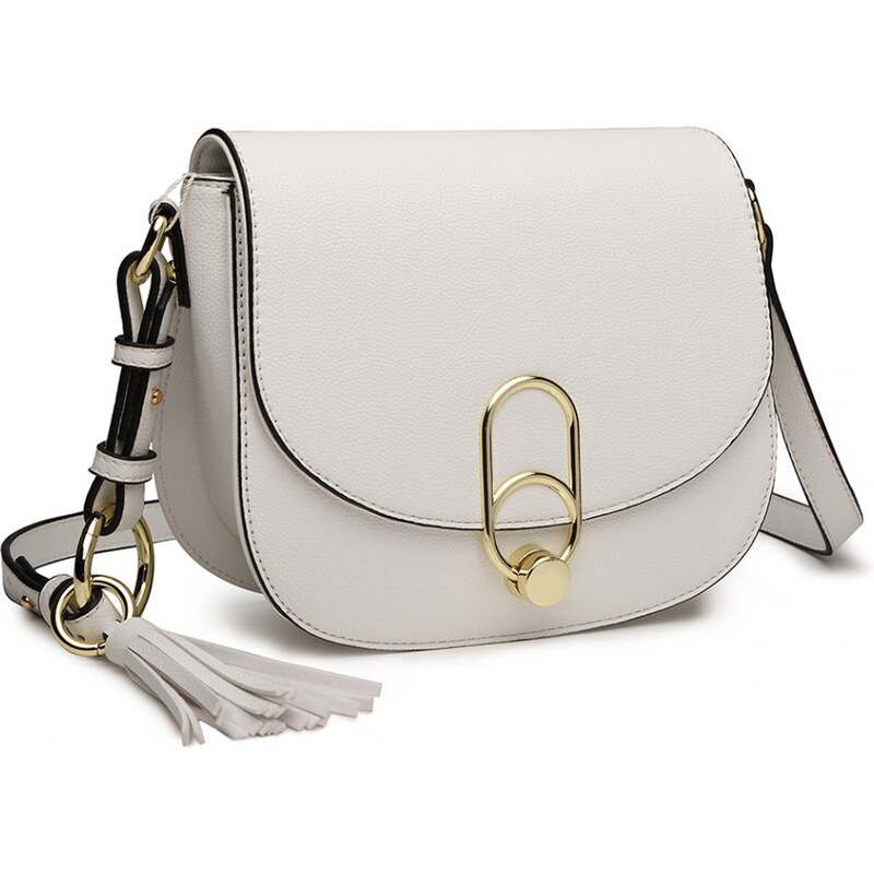 Miss Lulu Kabelka crossbody Tassel White