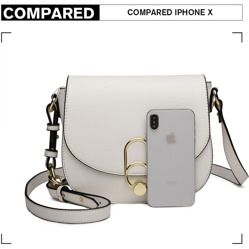 Miss Lulu Kabelka crossbody Tassel White