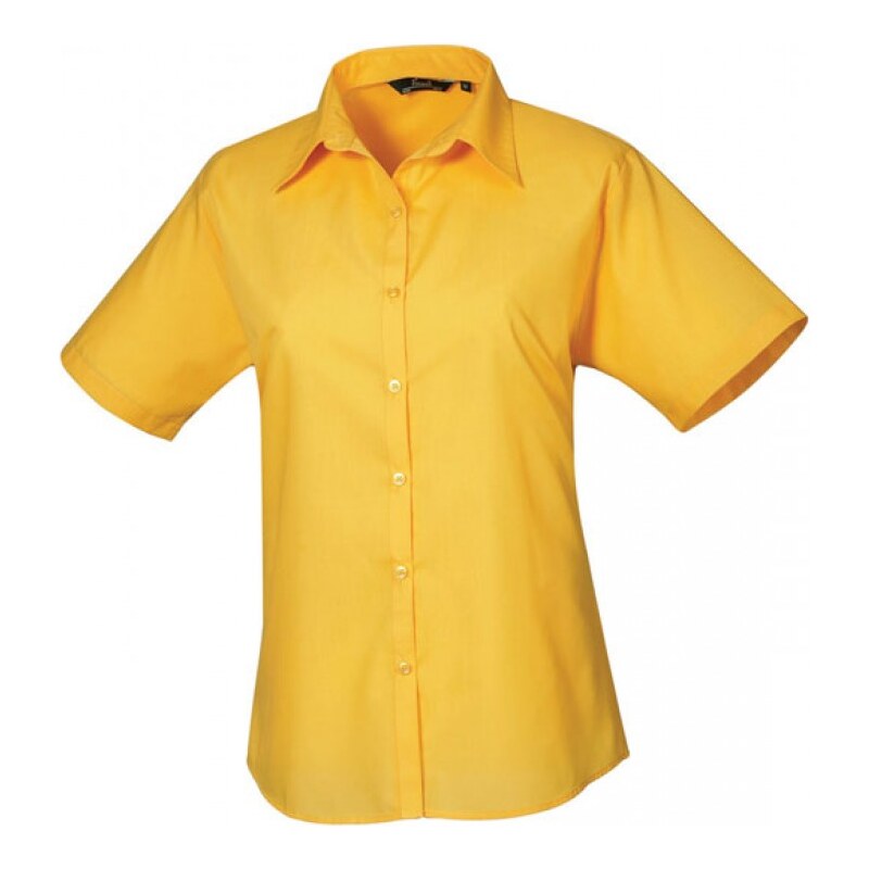 Dámská košile s krátkým rukávem Premier Workwear PR302