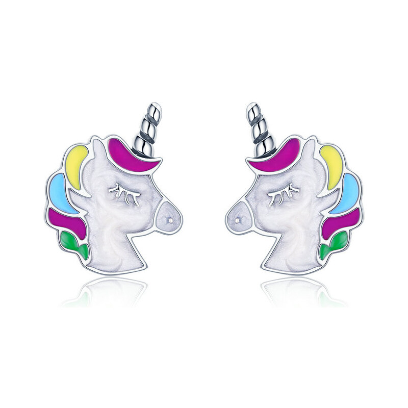Elenys náušnice Jednorožec Unicorn
