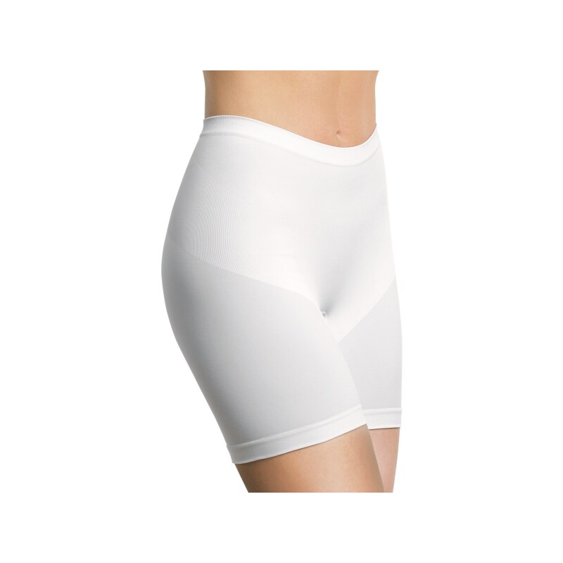 Kalhotky stahovací nohavičkové bezešvé Short Silhouette Intimidea Bílá