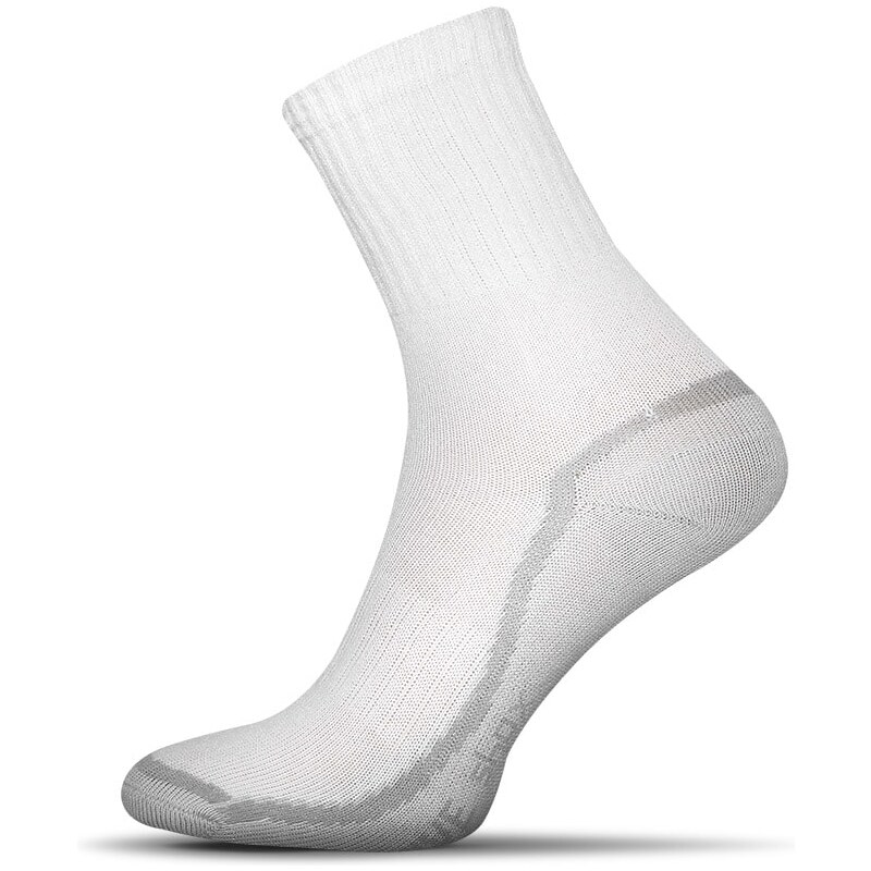 Buďchlap Bílé bambusové ponožky pánské