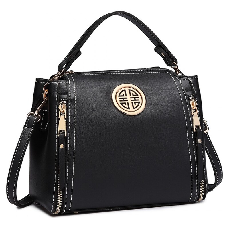 Miss Lulu Kabelka Double Zipped Black 27081543