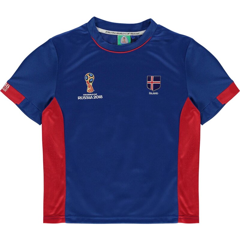 Tričko s krátkým rukávem FIFA World Cup Russia 2018 Iceland Poly T Shirt  Infants - GLAMI.cz