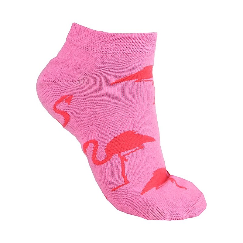 SOCKS4FUN Kotníkové ponožky plameňák 2138RO 92281587