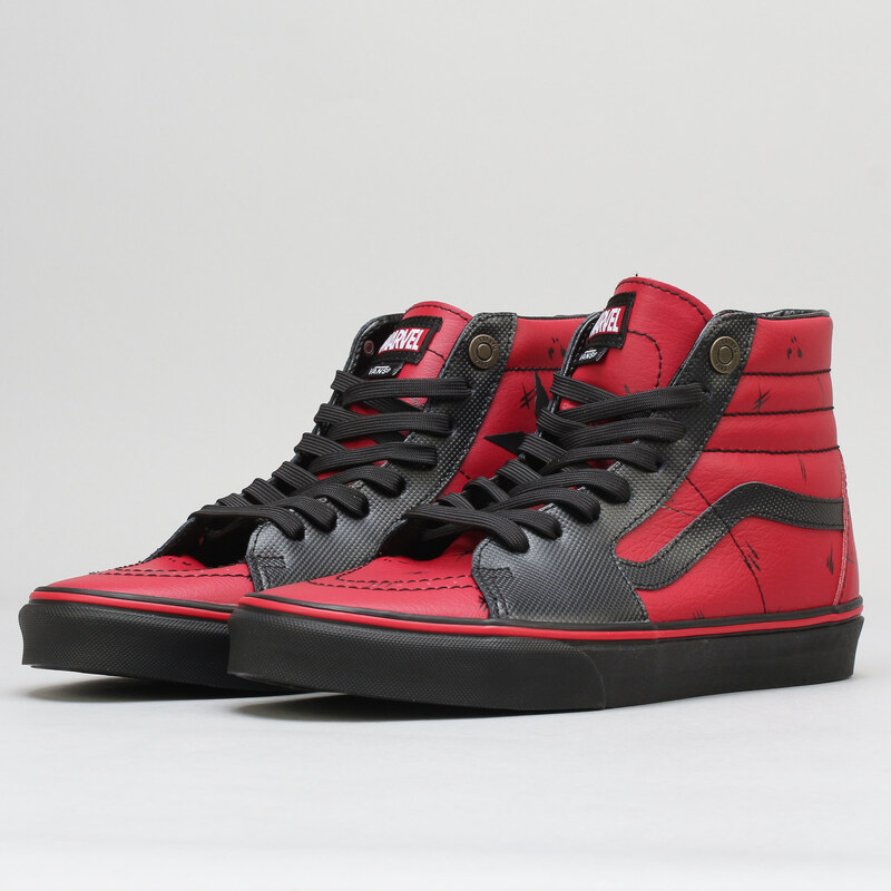 Deadpool high top vans hot sale