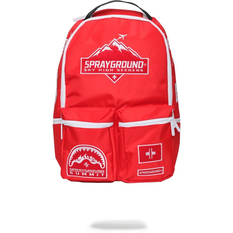 Sprayground Batoh $Ky High Seekers červený objem 20,7L