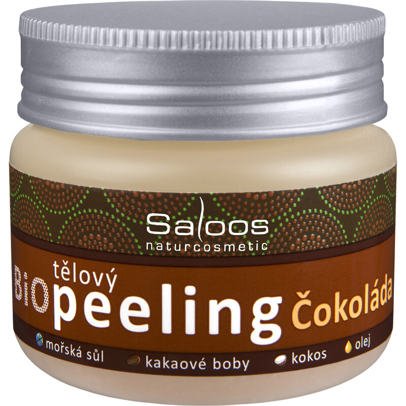 Saloos bio Tělový peeling Čokoláda 140ml