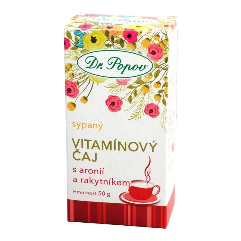 Dr. Popov Čaj Vitamínový s aronií a rakytníkem