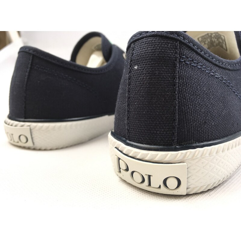 Dámské boty Ralph Lauren Canvas Chaz Navy