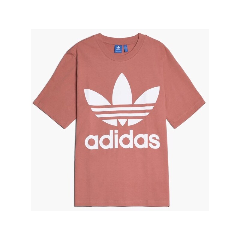 Triko adidas Originals Trefoil Růžové