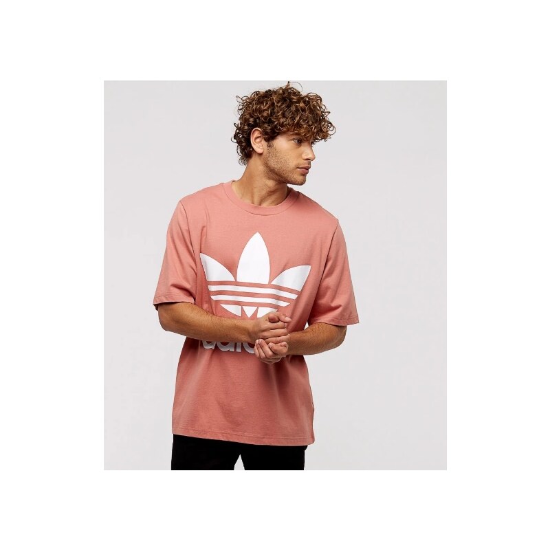 Triko adidas Originals Trefoil Růžové