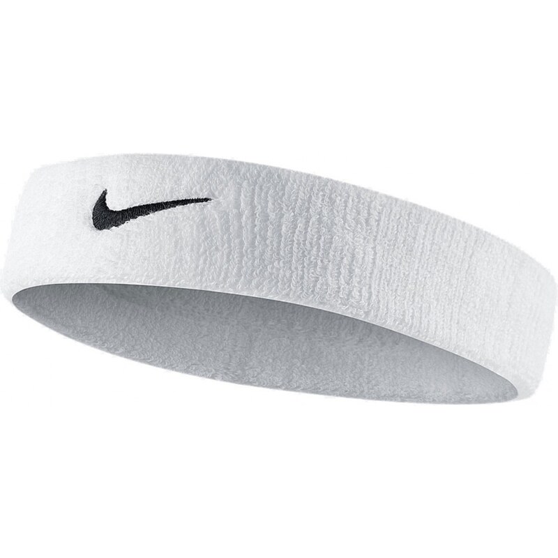 Nike swoosh headband WHITE/BLACK