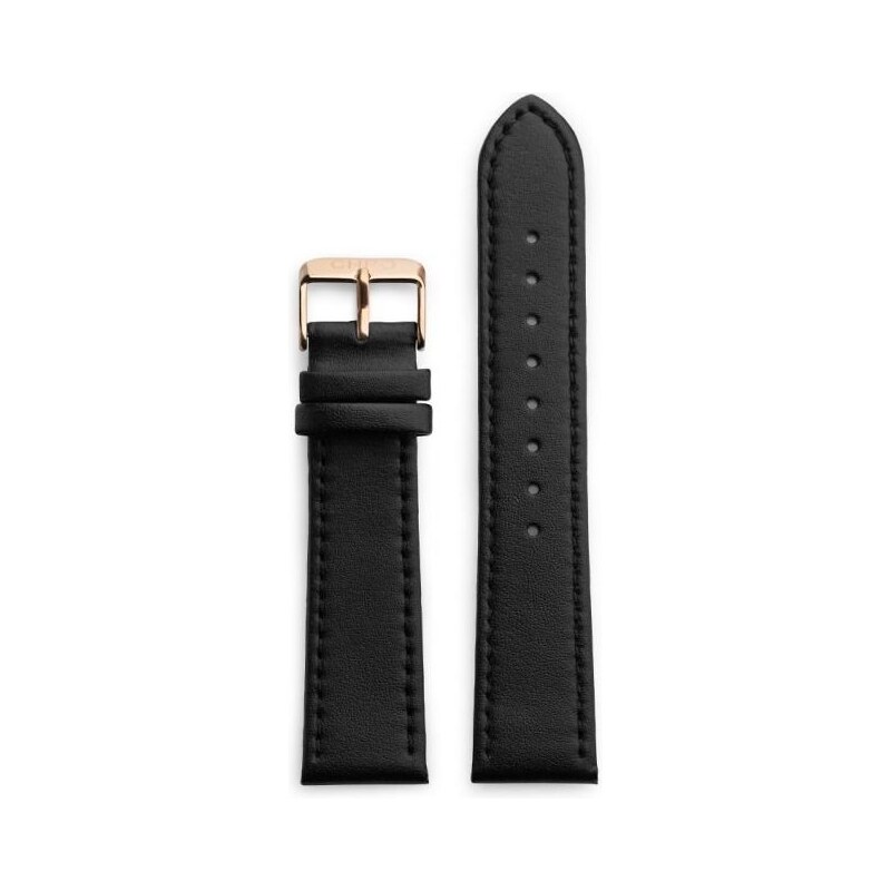 CHPO 14230II-S Black Vegan Leather Strap - 20 mm