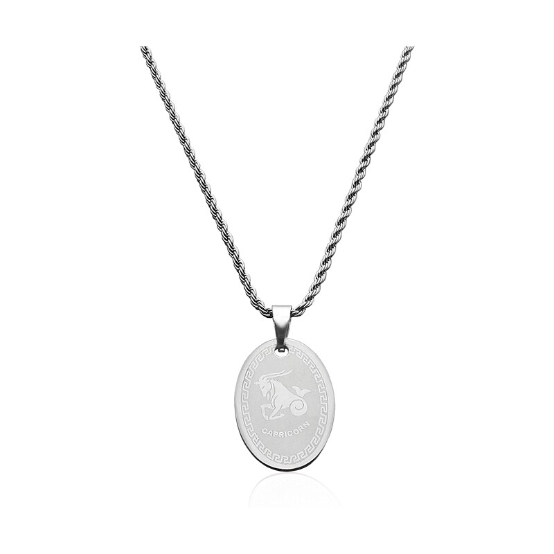 BM Jewellery Náhrdelník s přívěskem ve znamení zvěrokruhu - Kozoroh S385050