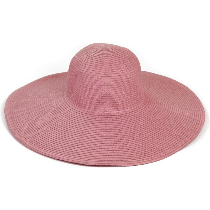 Art of Polo Růžový klobouk se širokou krempou