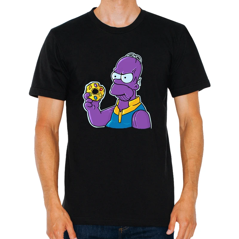 Pánské tričko Homer Simpson - Avengers Donut - GLAMI.cz