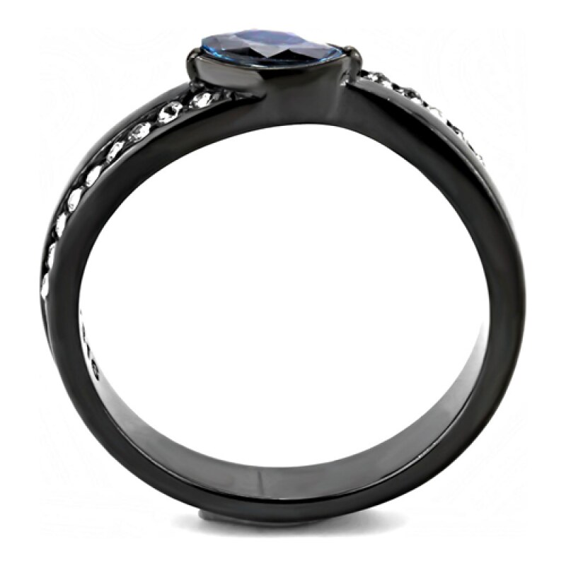 US Ocelový, pokovený dámský prsten s Cubic Zirconia Ocel 316 - Miriam