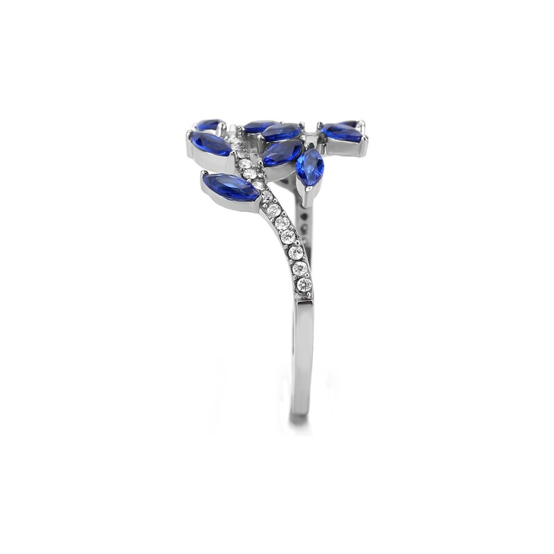 US Ocelový dámský prsten s Spinely a Cubic Zirconia Ocel 316 - Adriene
