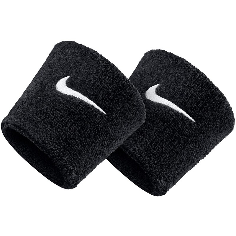 Nike swoosh wristbands BLACK/WHITE