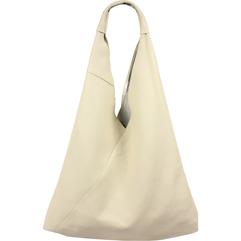 Béžová kožená italská kabelka Alma Beige NovaKabelka.cz 27798118
