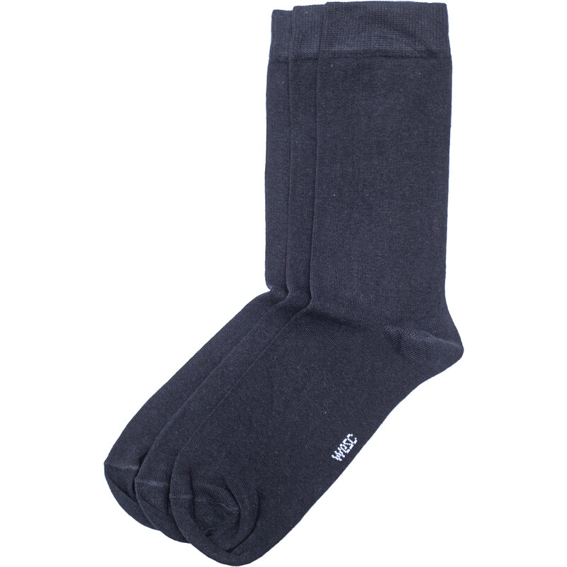 WeSC Basic socks 3-pack Black