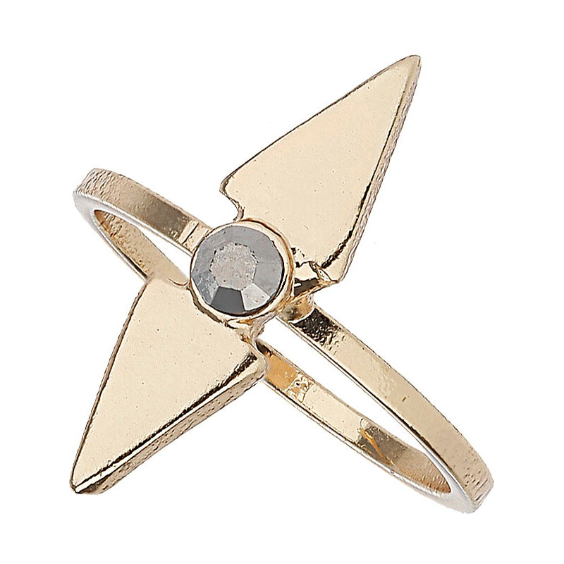 Topshop Double Triangle Midi Ring