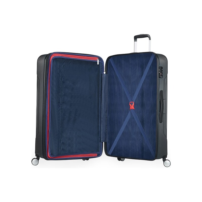 American Tourister Cestovní kufr Tracklite Spinner EXP 105/120 l tmavě modrá