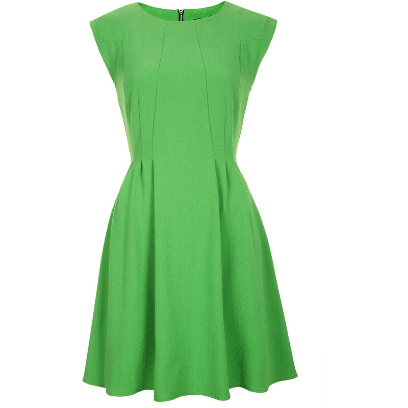 Topshop Crepe Seam Flippy Dress