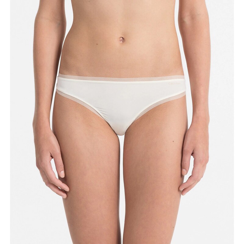 Tanga QF1666E slonovinová - Calvin Klein 75140084