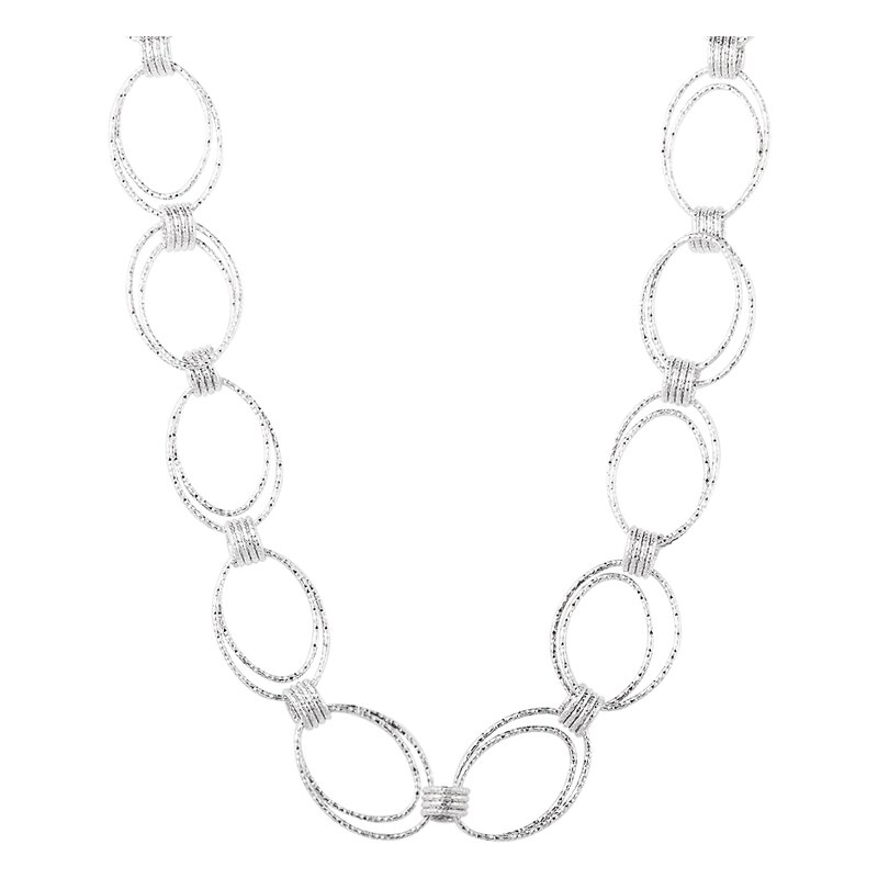 Stříbrný náhrdelník KLENOTA u0004