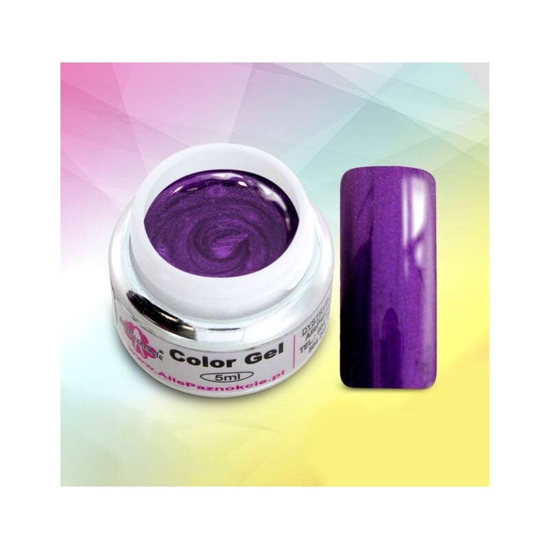 Allepaznokcie Metalický UV gel 5ml fialový