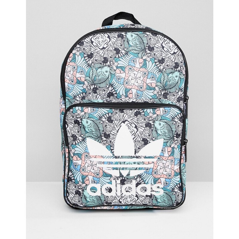 Adidas originals floral print backpack new arrivals