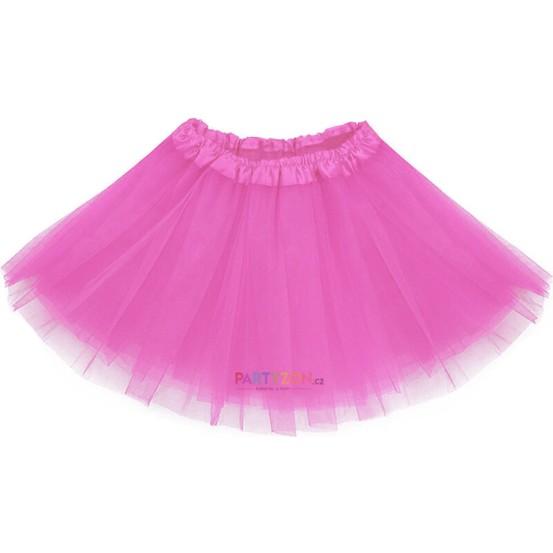 Tutu sukně růžová fuchsia 30 cm