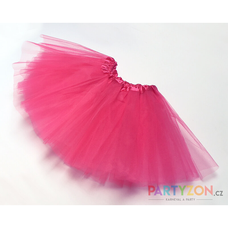 Tutu sukně růžová fuchsia 30 cm