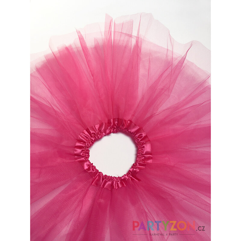 Tutu sukně růžová fuchsia 30 cm