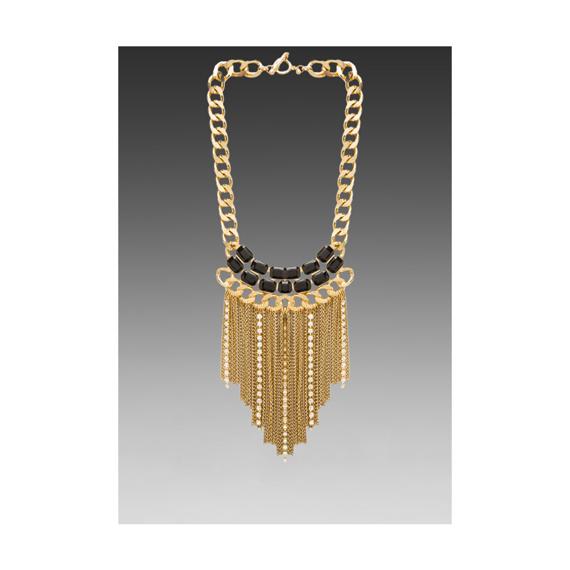 Ettika x REVOLVE Fringe Necklace in Metallic Gold